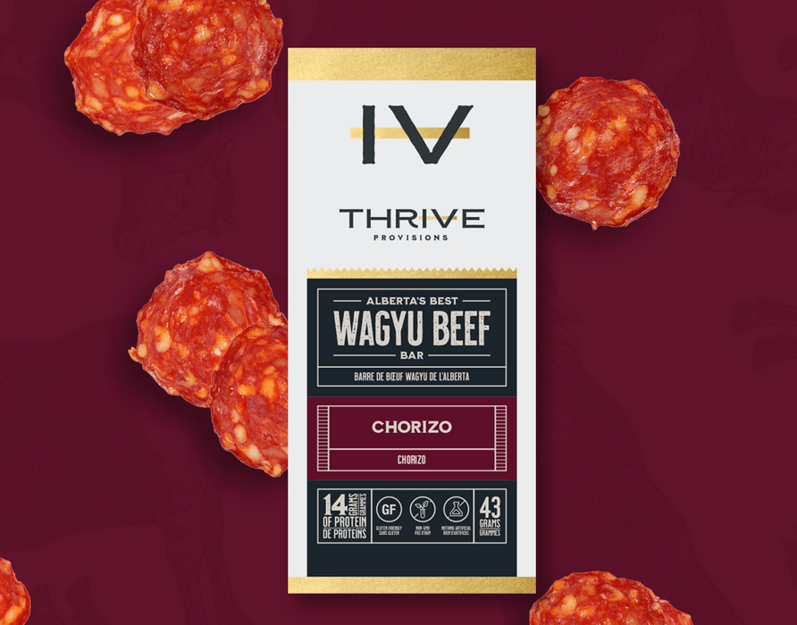Thrive Chorizo Wagyu Beef Bar 43g