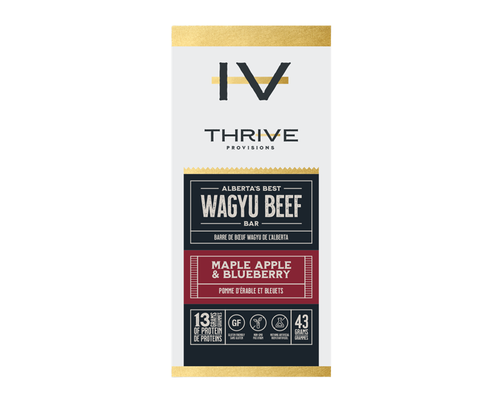Thrive Maple Apple & Blueberry Wagyu Beef Bar  43g
