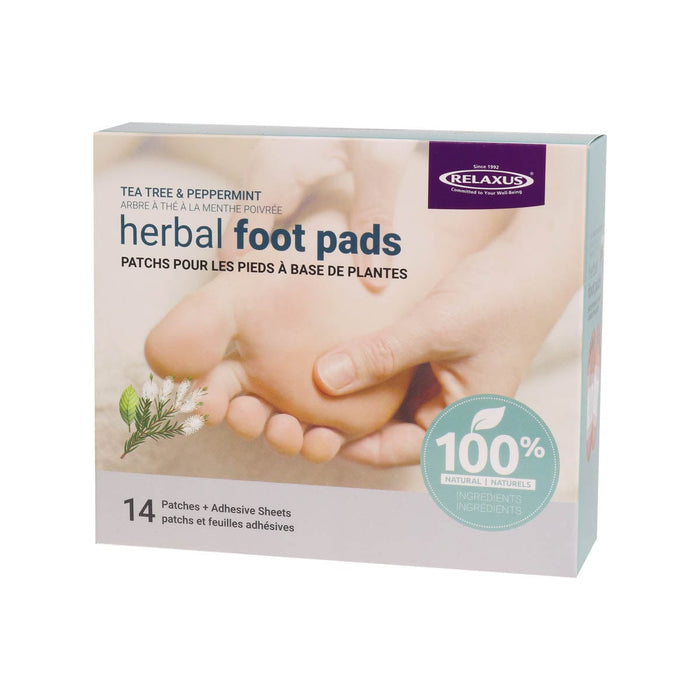 Relaxus Herbal Foot Pads Tea Tree & Peppermint 14patches