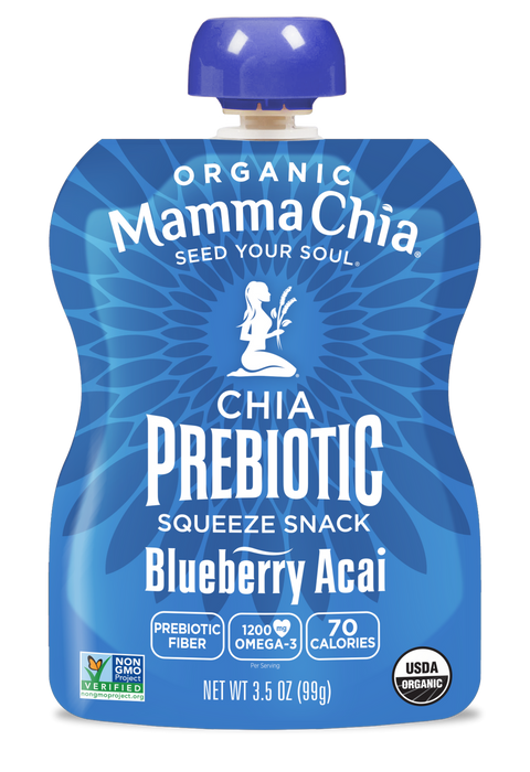 Mamma Chia Wild Raspberry Chia Snack Organic 100g