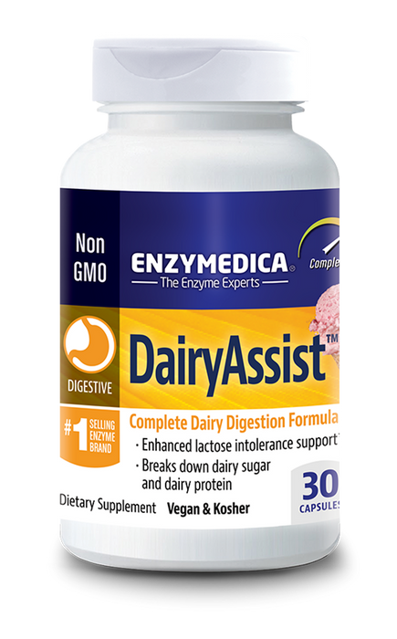 Enzymedica Dairy Assist Lactose & Casein Digestion 30caps