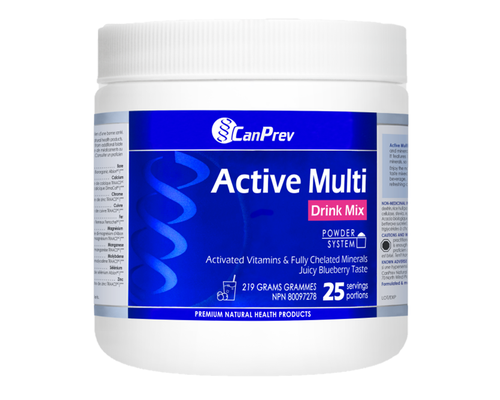 CanPrev Active Multi Vitamin Powder Juicy Blueberry Flavour 219g