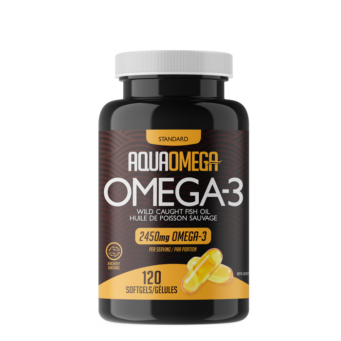 Aqua Omega Standard Omega-3 Wild Caught Fish Oil 240softgels