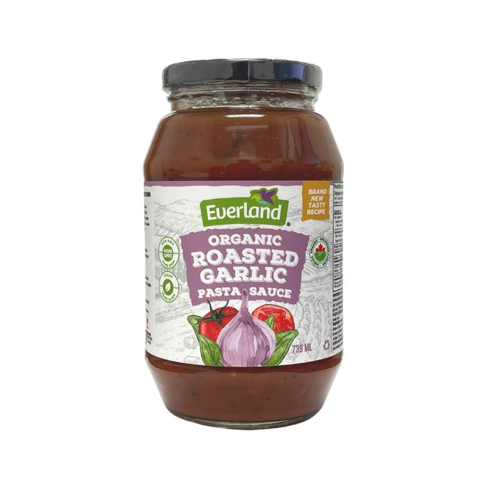 Everland Roasted Garlic Pasta Sauce Organic 739ml