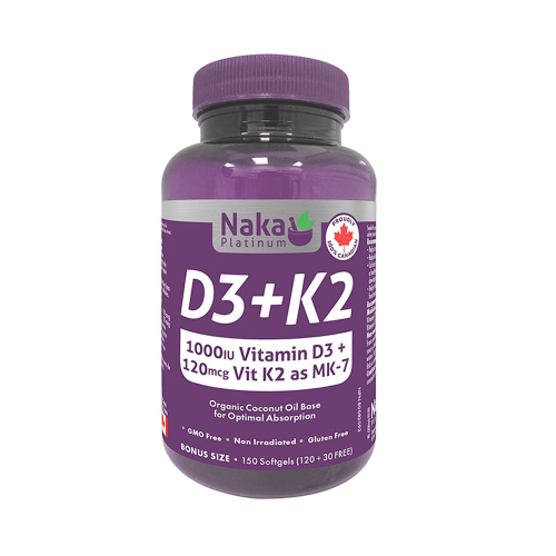NAKA D3 + K2 150softgels