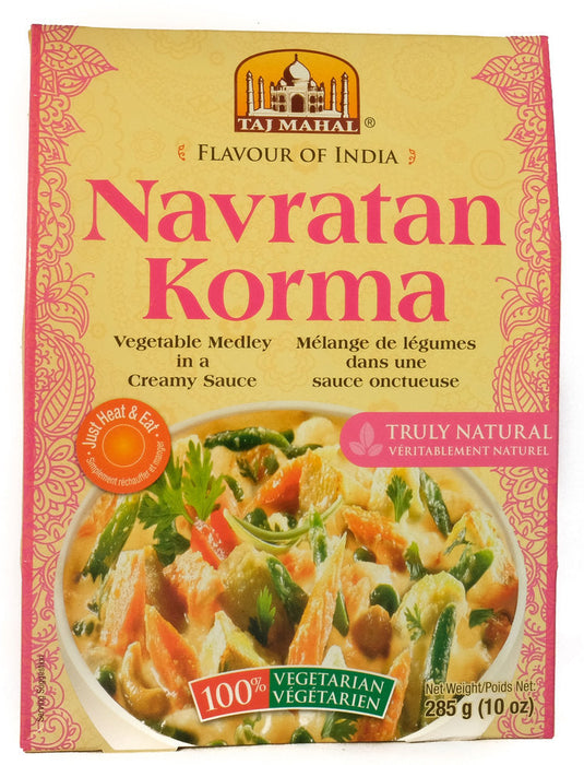 Taj Mahal Flavour of India; Navratan Korma (Vegetable Medley in a Creamy Sauce) 285g