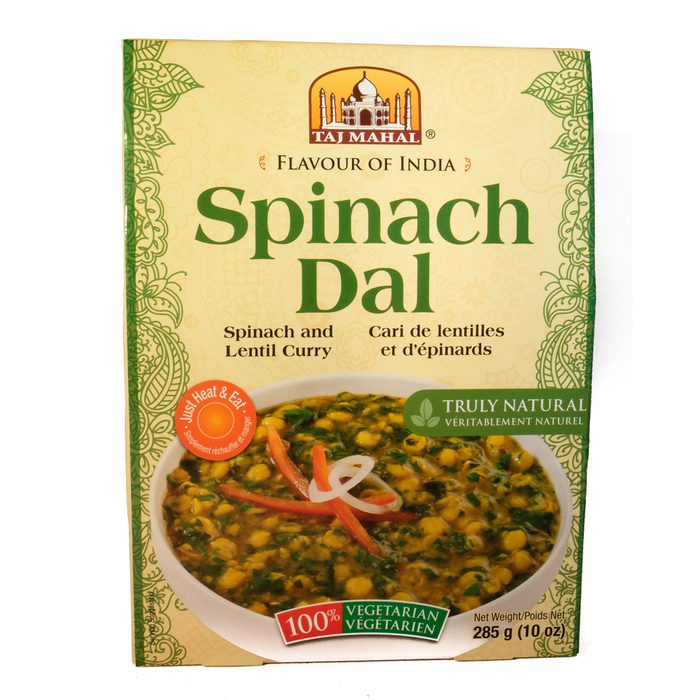 Taj Mahal Flavour of India; Spinach Dal (Spinach and Lentil Curry) 285g