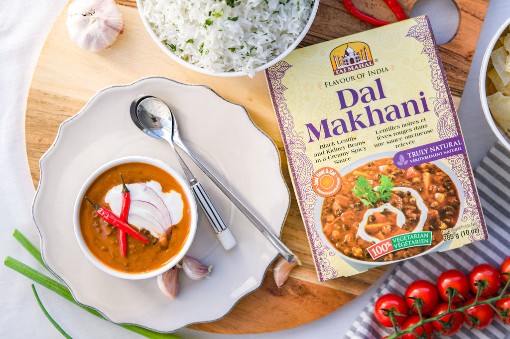 Taj Mahal Flavour of India; Dal Makhani (Black Lentils and Kidney Beans in a Creamy Spicy Sauce) 285g
