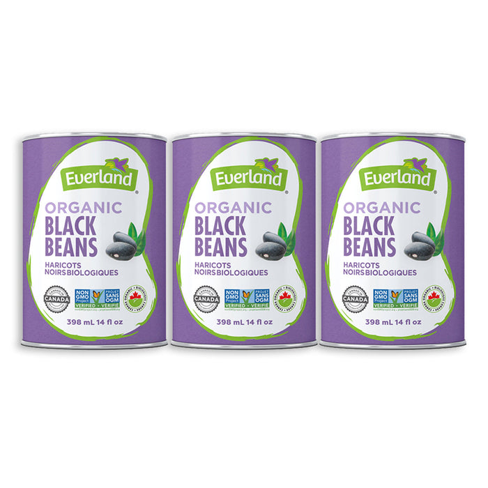 Everland Organic Canned Black Beans 398ml