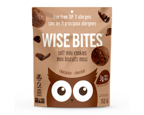 Wise Bites Soft Mini Cookies Gluten Free, Chocolate 150g