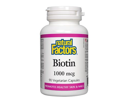 Natural Factors Biotin 1000mcg 90vcaps