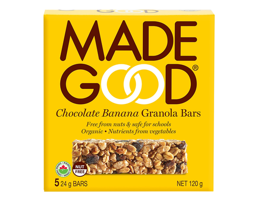 Made Good Organic Granola Bars, Chocolate Banana 5x24g