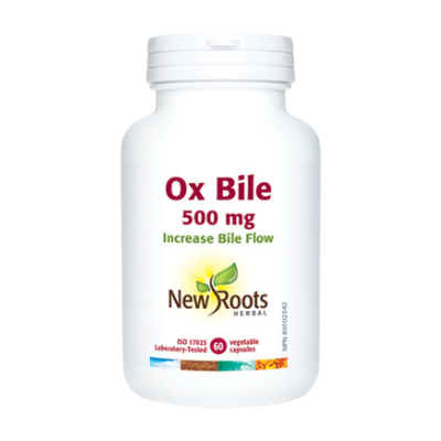 New Roots Ox Bile 500mg 60vcaps