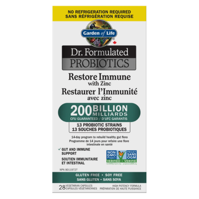 Dr. Formulated Restore Immune 200 Billion Probiotic 28vcaps