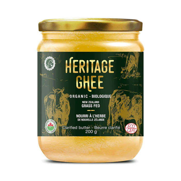 Heritage Ghee New Zealand Grass Fed, Organic 200g