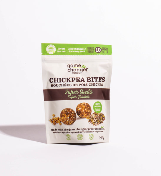 Game Changer Foods Chickpea Bites, Super Seeds 140g