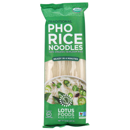 Lotus Foods Organic Pho Rice Noodles, Gluten Free 227g