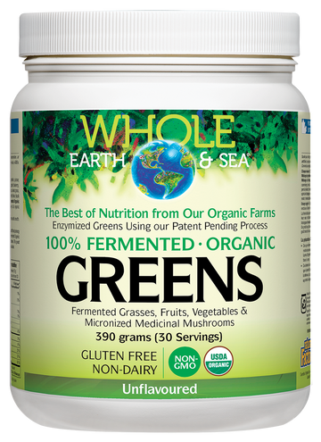 Whole Earth & Sea Greens Pwdr Unflavoured 390g