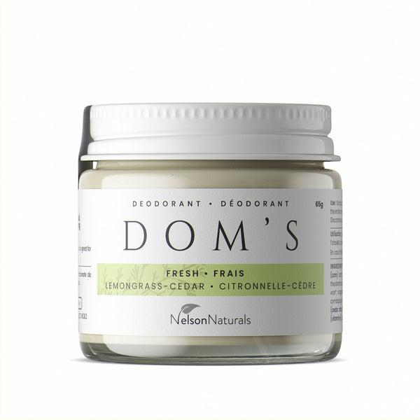 Dom's Natural Deodorant Lemon Citrus 65g