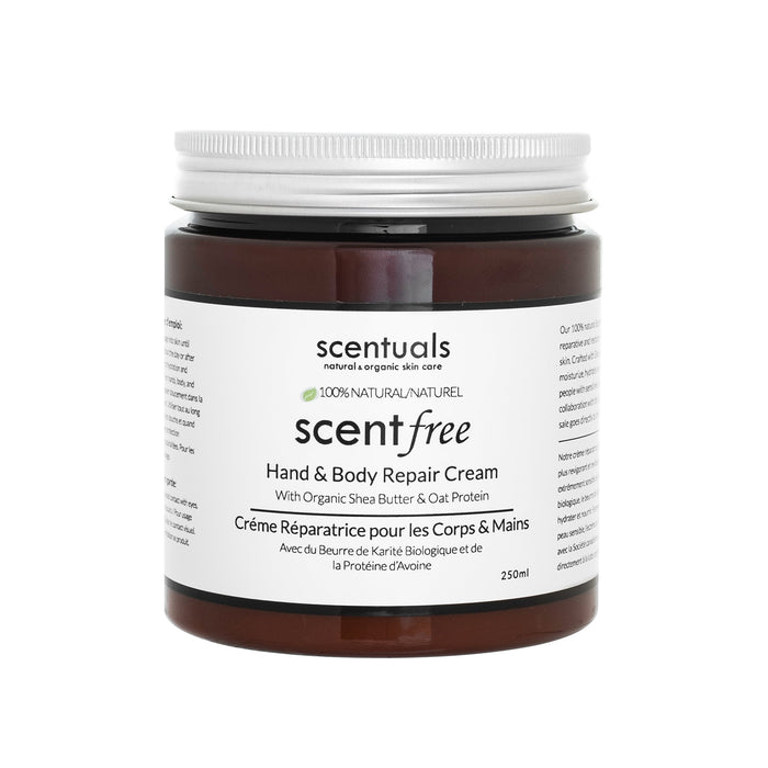 Scentuals Hand & Body Repair Cream Unscented 100ml