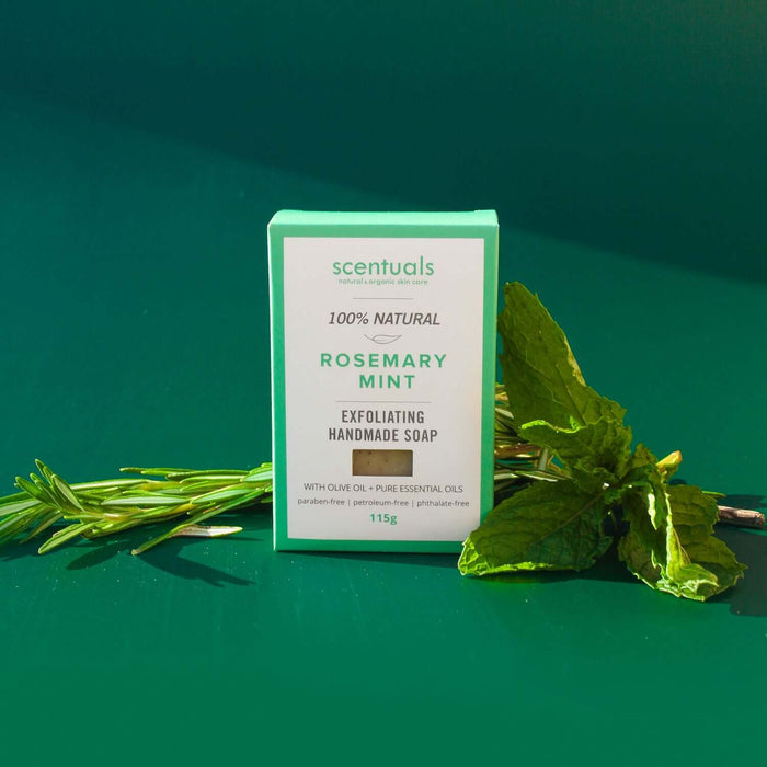 Scentuals Handmade Soap Rosemary Mint 115g