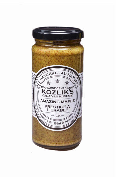 Kozlik's Canadian Mustard, Amazing Maple 250ml