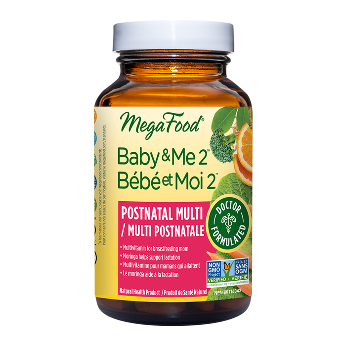 MegaFood Baby & Me 2 Postnatal Multivitamin-Mineral 120tabs