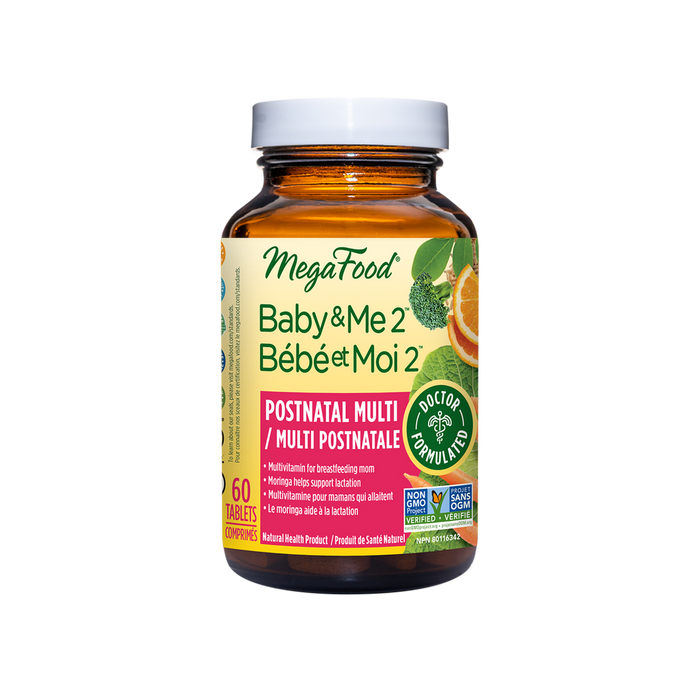 MegaFood Baby & Me 2 Postnatal Multivitamin-Mineral 60tabs