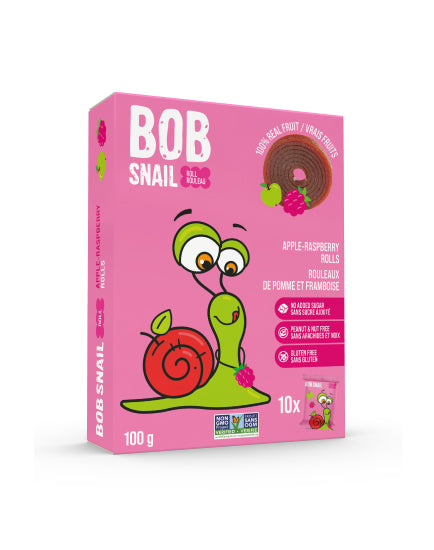 Bob Snail Apple Raspberry Rolls 100g