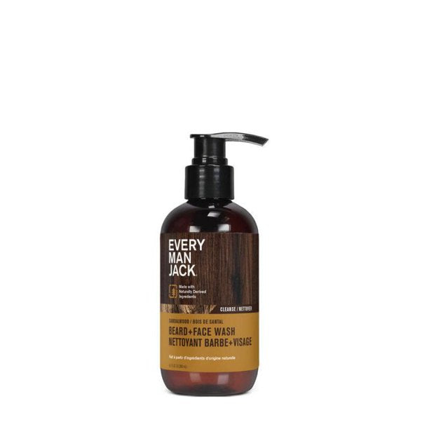 Every Man Jack Beard + Facewash Sandalwood 200ml