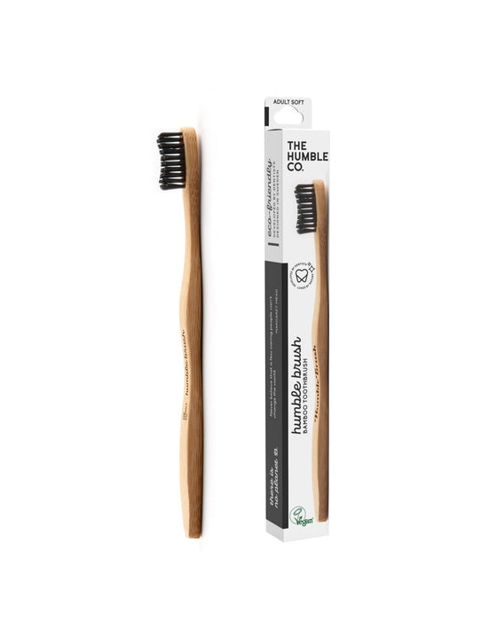 Humble Bamboo Toothbrush Black 1brush