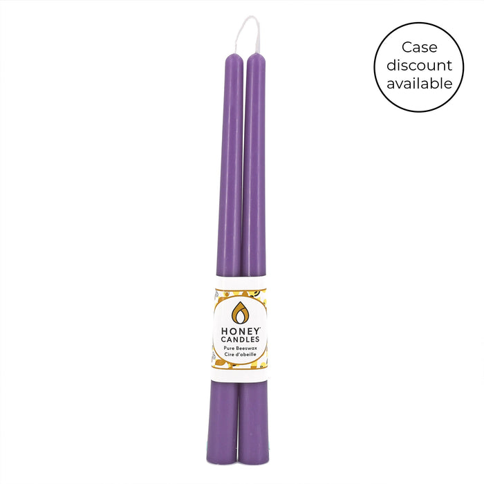 Honey's Candles Taper Pair Spring Crocus