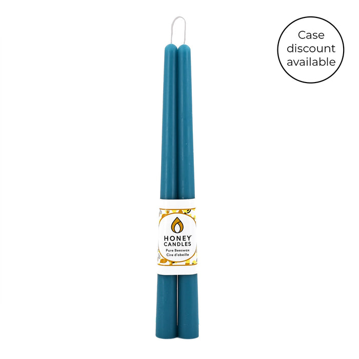 Honey's Candles Taper Pair Glacier Teal