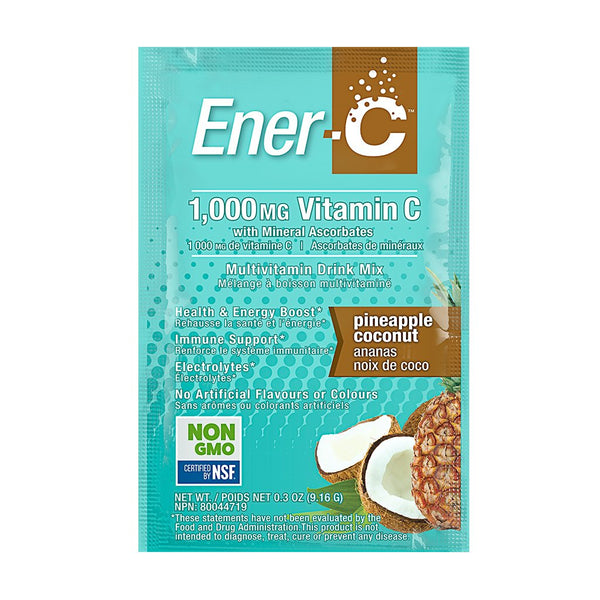 Ener-C 1000mg Vitamin C with minerals Pineapple Coconut 1 sachet 1sachet