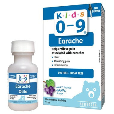 Homeocan Kids 0-9 Earache Homeopathic Drops 25ml