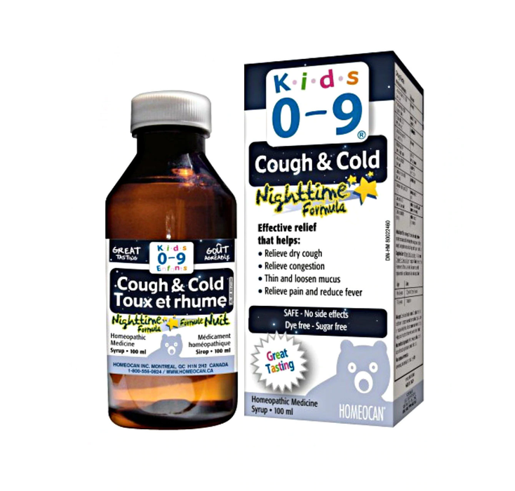 Homeocan Kids 0-9 Night Syrup - Cough & Cold 100ml