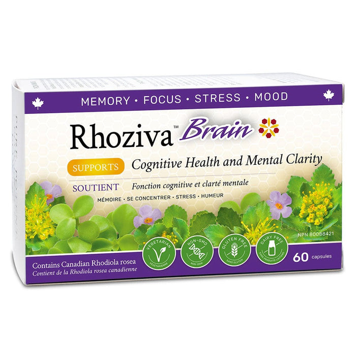 Nanton Rhoziva Brain - Cognitive Health and Mental Clarity -60caps