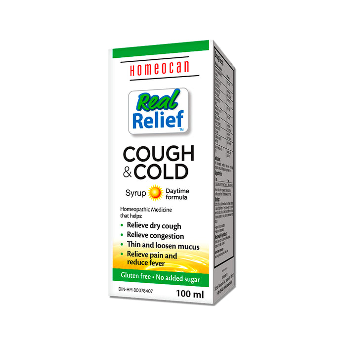Homeocan Real Relief Cough & Cold Syrup 100ml