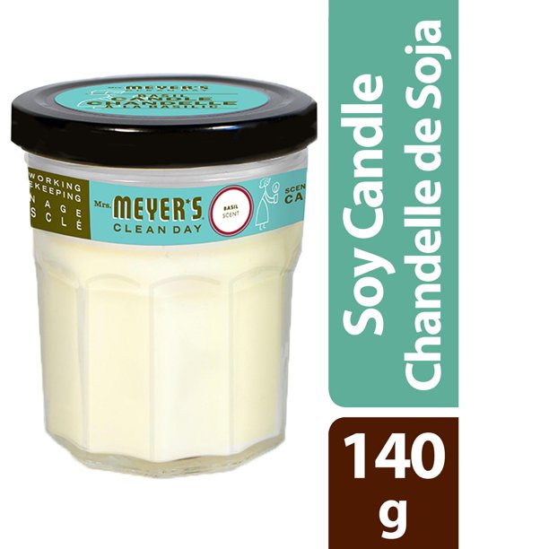 Mrs. Meyer's Soy Candle Basil Scent 140g