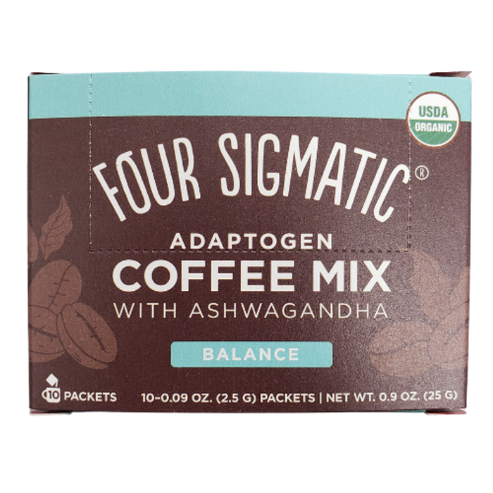 Four Sigmatic Balance Instant Coffee Mix with Ashwagandha 10pack  10 pack