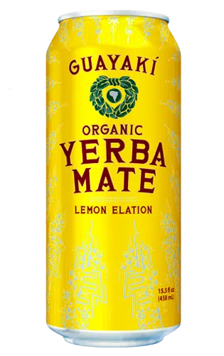 Guayaki Organic Yerba Mate Lemon Elation Non Sparkling Beverage 458ml