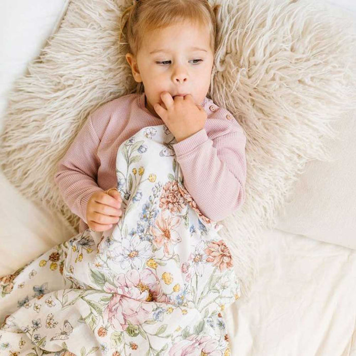 Loulou Lollipop Muslin Swaddle Secret Garden  1 swaddle