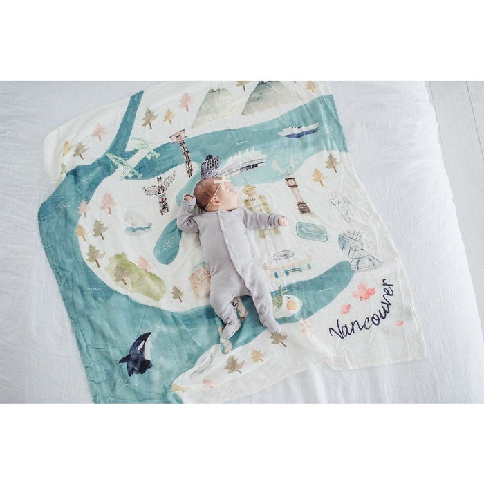 Loulou Lollipop Muslin Swaddle Vancouver  1 swaddle