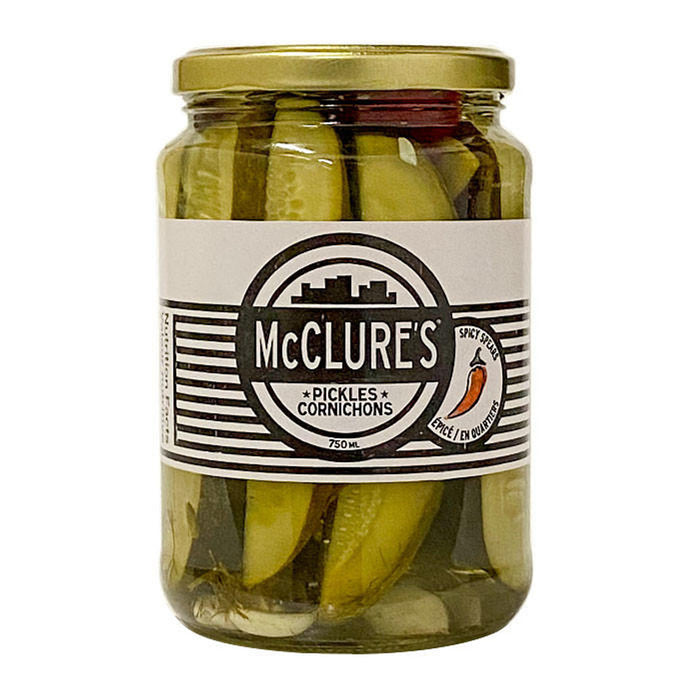 McClures Spicy Spears Pickles 750ml
