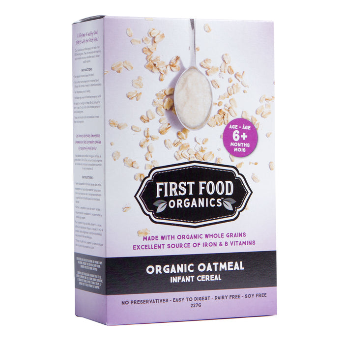 FFO INFANT CEREAL, ORGANIC OATMEAL 227g