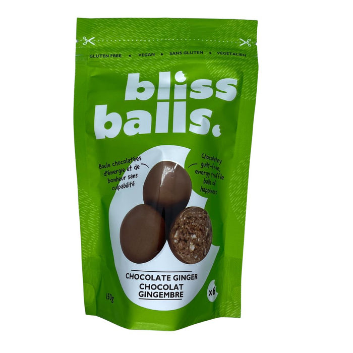 BLISS BALLS, CHOCOLATE GINGER 150g