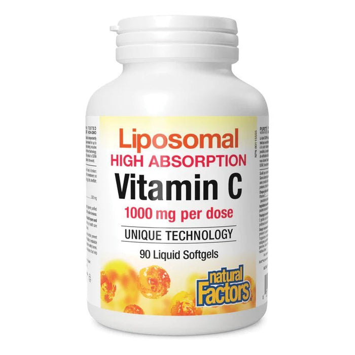 Natural Factors Liposomal High Absorption Vitamin C 1000mg 90liquidsoftgels
