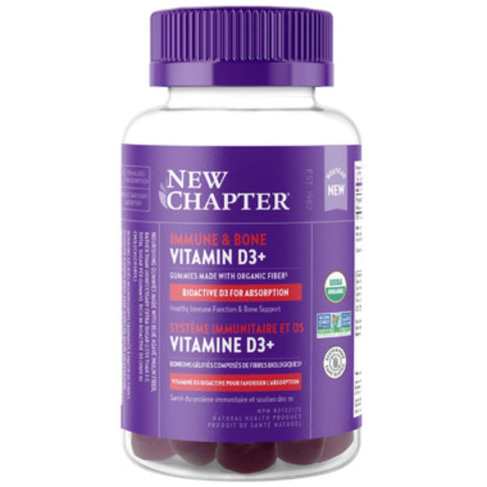 New Chapter Vitamin D3 Gummies (Mixed Berry Flavour) 60gummies