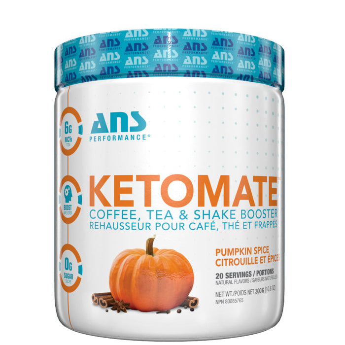 Ketomate Coffee, Tea & Shake Booster Pumpkin Spice Flavour 300g