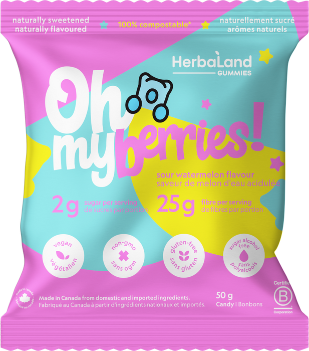 Herbaland Oh My Stars Gummies Pink Lemonade Flavour 50 g